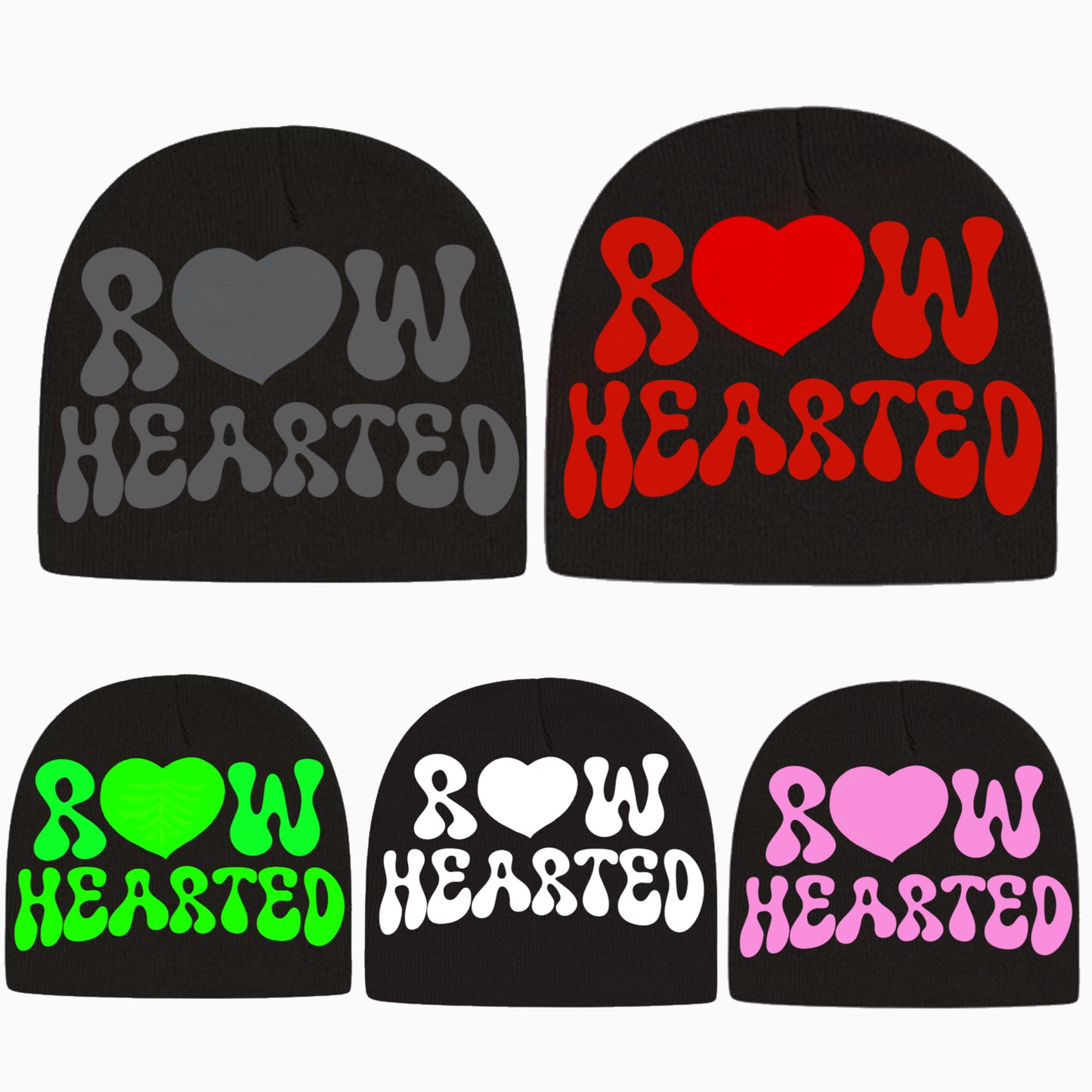 Raw Hearted Beanies 2